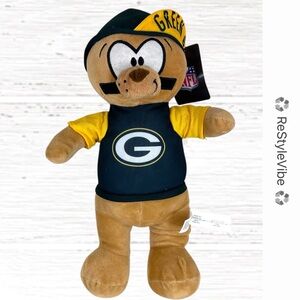 GOOD STUFF X NFL Plush Stuffed Toy Bear Green Bay Packers NWT NEW 15”